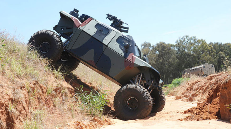 Illustration for article titled Este extraño coche militar puede ser la respuesta de Rusia al Humvee